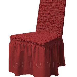 Чехол на стул, цвет бордовый